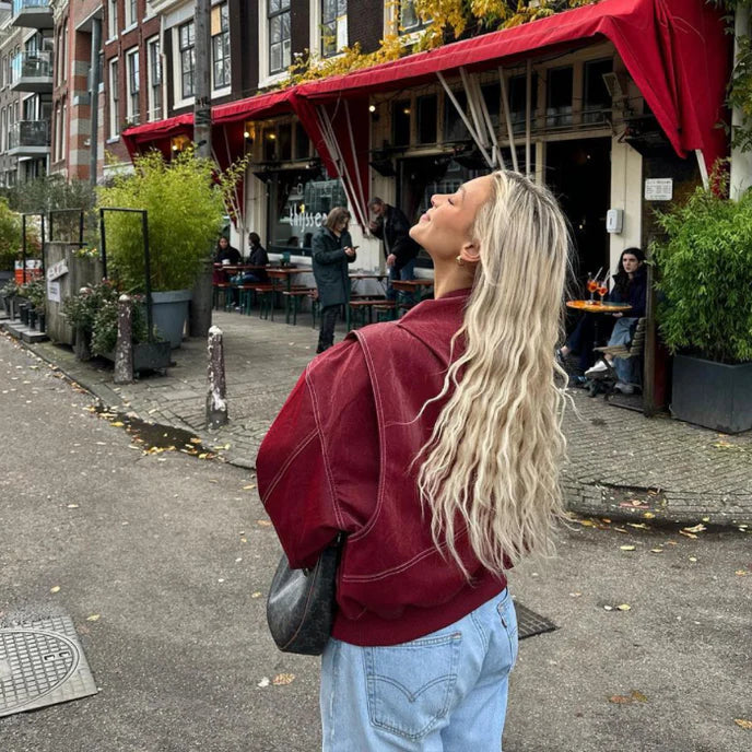 Bettina | Stylische Lederjacke für Damen