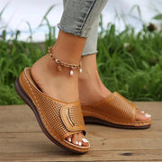 Renate | Orthopädische Plateausandalen mit verstellbarem Riemen