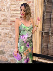 Elegantes Halo-Dyed Maxikleid für Damen
