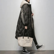 Damen Oversized Daunenmantel mit Kapuze – Stylischer und warmer Wintermantel für kalte Tage