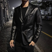 Thaddäus® | Business Casual Lederjacke