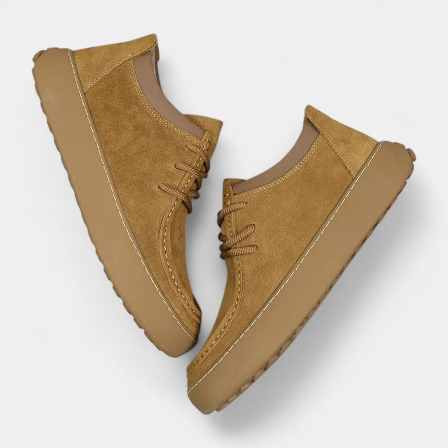 Herren-Freizeitschuhe aus Wildlederimitat mit Schnürung