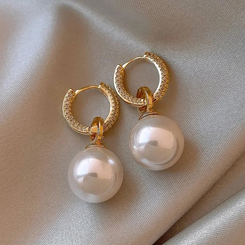 Mila | elegante Perlenohrringe