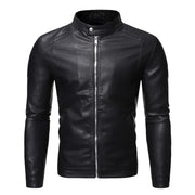 Matthias-Johann® | Lederjacke mit Stehkragen