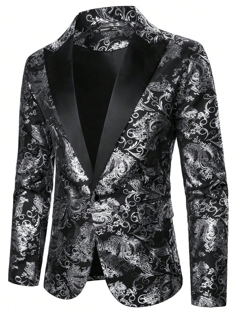 Festlicher Paisley-Blazer Für Herren | Stylisch