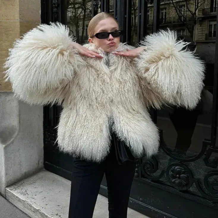 Elegante Übergangsjacke Damen – Weich & Umhüllend