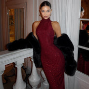 Maxikleid Festlich mit Pailletten