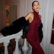 Maxikleid Festlich mit Pailletten