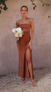 Maxikleid Sommer mit Spaghettiträgern