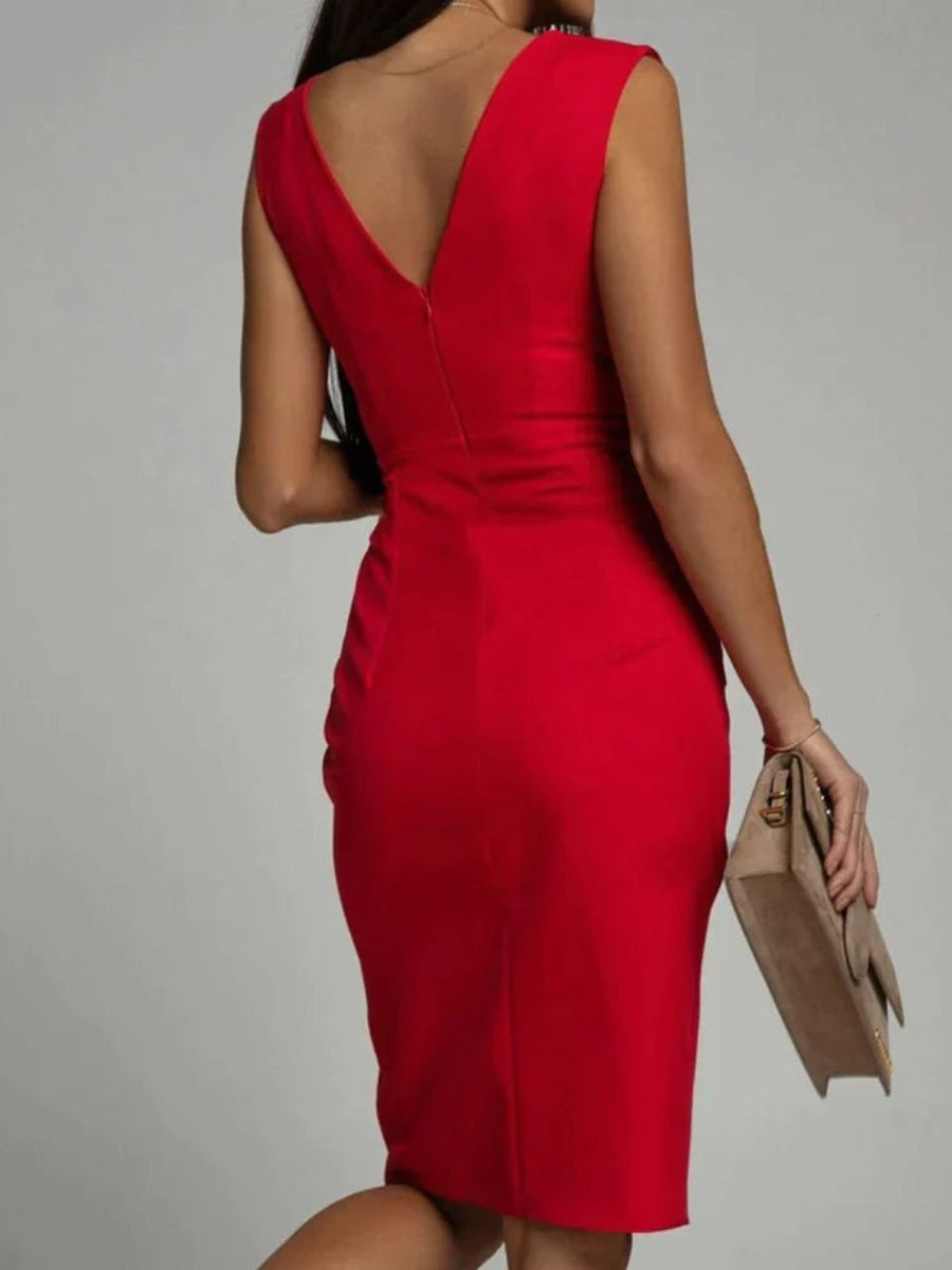 Victoria | V-Ausschnitt Kleid