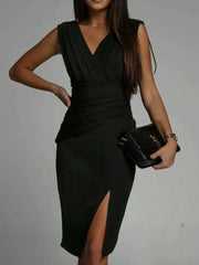 Victoria | V-Ausschnitt Kleid