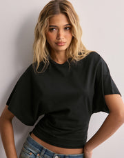 Oversized T-Shirt mit weiten Ärmeln – Premium Baumwolle, Relaxed Fit