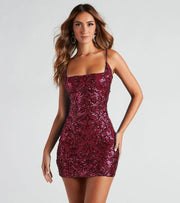 Minikleid Pailletten Sommer