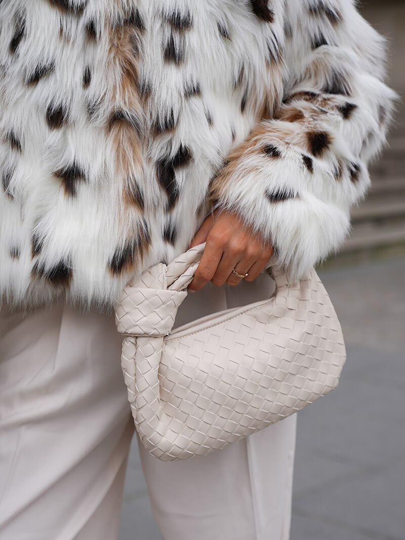 Mini woven Tasche