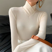 Doris | Damen Frühlings Elegantes Mock-Neck Top