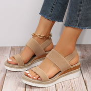 Emilia | Damen Orthopädische Kreuzriemen Plattform Sandalen
