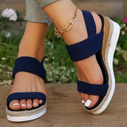Emilia | Damen Orthopädische Kreuzriemen Plattform Sandalen