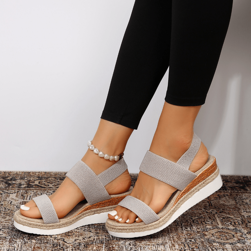 Emilia | Damen Orthopädische Kreuzriemen Plattform Sandalen