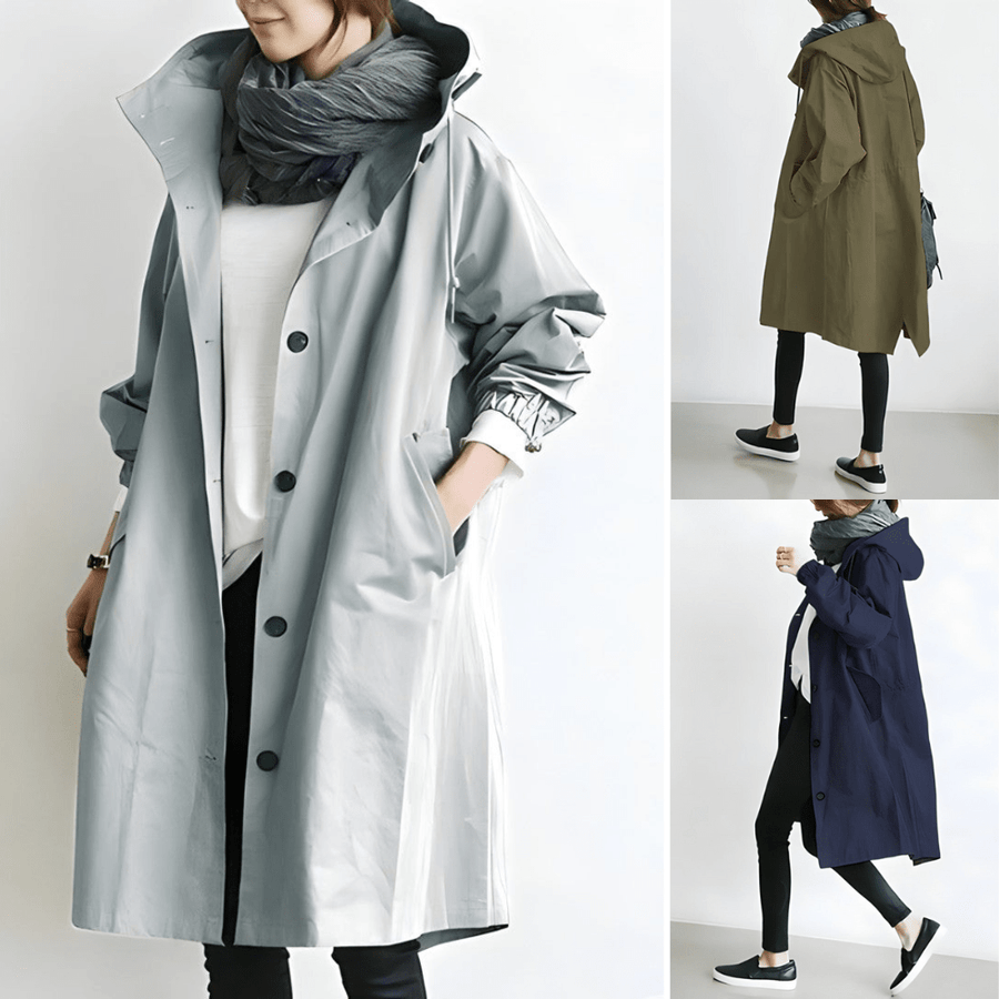 Emma | Langer modischer Trenchcoat