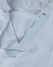 V-Ausschnitt Lockeres Hemdblusenkleid