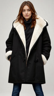 Irmelin | Modische warme Jacke mit Kapuze