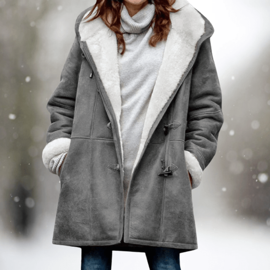 Irmelin | Modische warme Jacke mit Kapuze