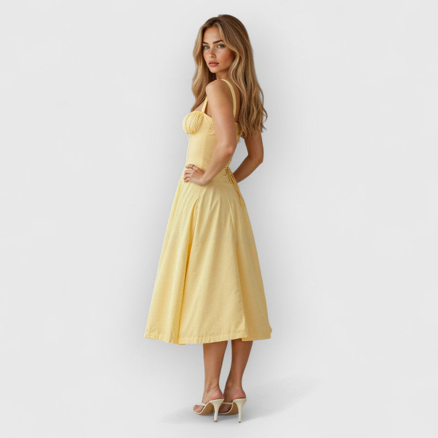 Mae | Elegantes Velourskorsett