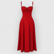 Mae | Elegantes Velourskorsett
