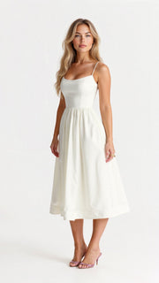 Fließendes Ärmelloses Maxikleid | Elegantes Abendkleid | Sommerkleid
