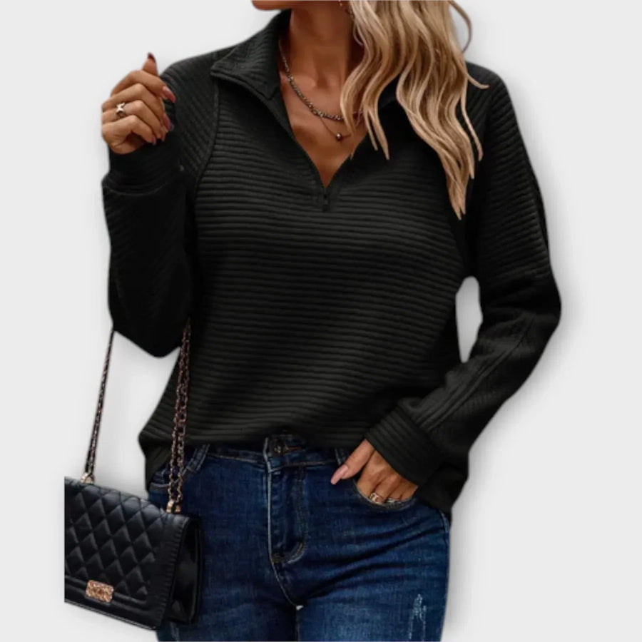 Gisela | Halb-Zip Pullover