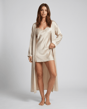 Nachthemd Damen Set mit Morgenmantel