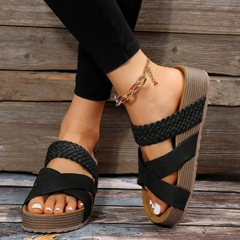 Orthopädische Komfortsandalen für Damen – mit integrierter Fußgewölbestütze