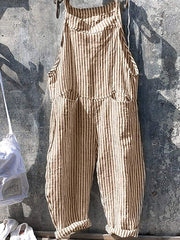 Keeley – Gestreifte Latzhose Mit Overalls