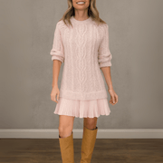 Noa | Damen Kaschmir Strickkleid – Luxuriöses Wollkleid Herbst & Winter 2026