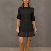 Noa | Damen Kaschmir Strickkleid – Luxuriöses Wollkleid Herbst & Winter 2026