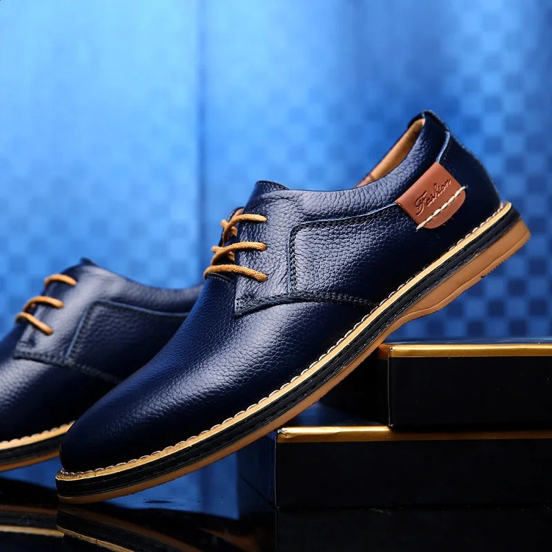 Kostis - Atmungsaktive Lederschuhe