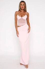 Nourhi | Damen Maxi Kleid – Fließendes Sommerkleid Urlaub & Festliche Abende 2026