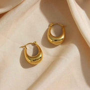 Ohrringe Tropfen Gold