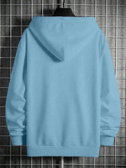Lässiger Herren-Hoodie Mit Buchstabenprint | Winter