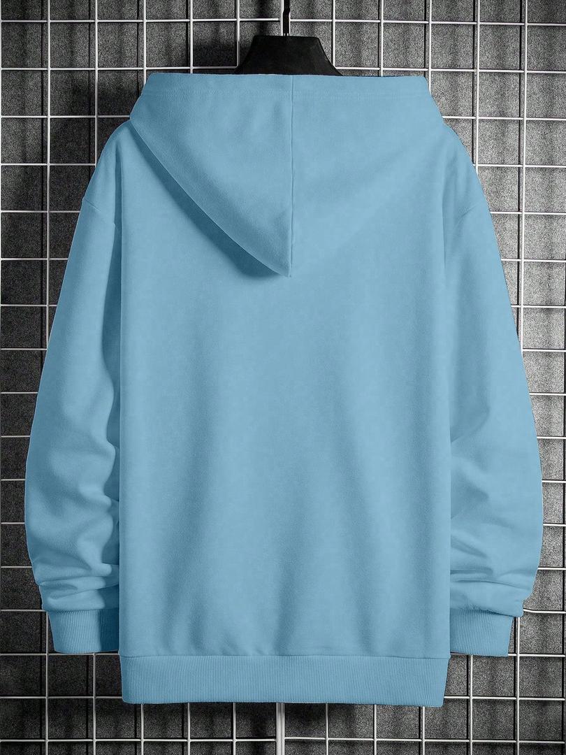 Lässiger Herren-Hoodie Mit Buchstabenprint | Winter
