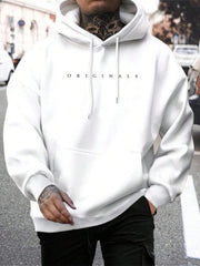 Lässiger Herren-Hoodie Mit Buchstabenprint | Winter