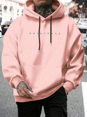 Lässiger Herren-Hoodie Mit Buchstabenprint | Winter