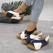 Orthopädische Damen Wandersandalen mit Klettverschluss