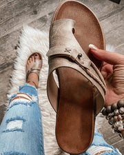 Lena | Orthopädische Sandalen Comfort Zehentrenner Veganes Leder