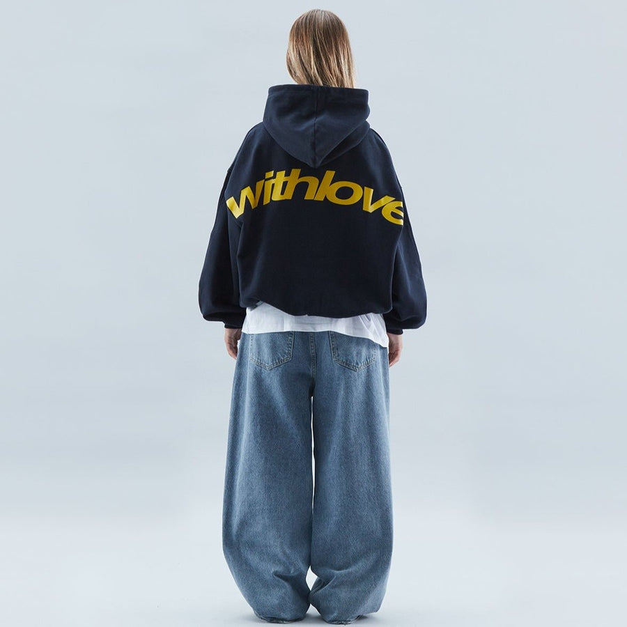 Emilia | Oversized Hoodie With Love Unisex Kapuzenpullover