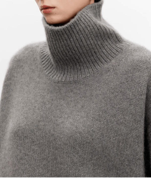 Paula | Eleganter Damenpullover Rollkragen hochwertig