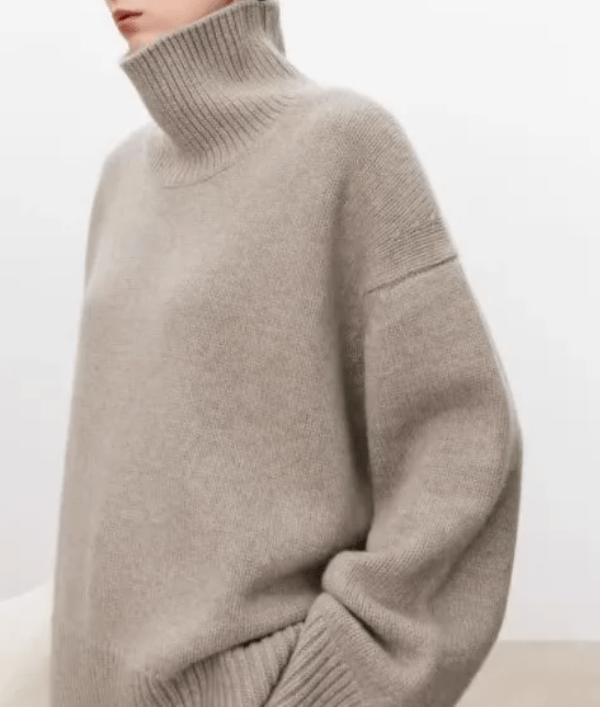 Paula | Eleganter Damenpullover Rollkragen hochwertig