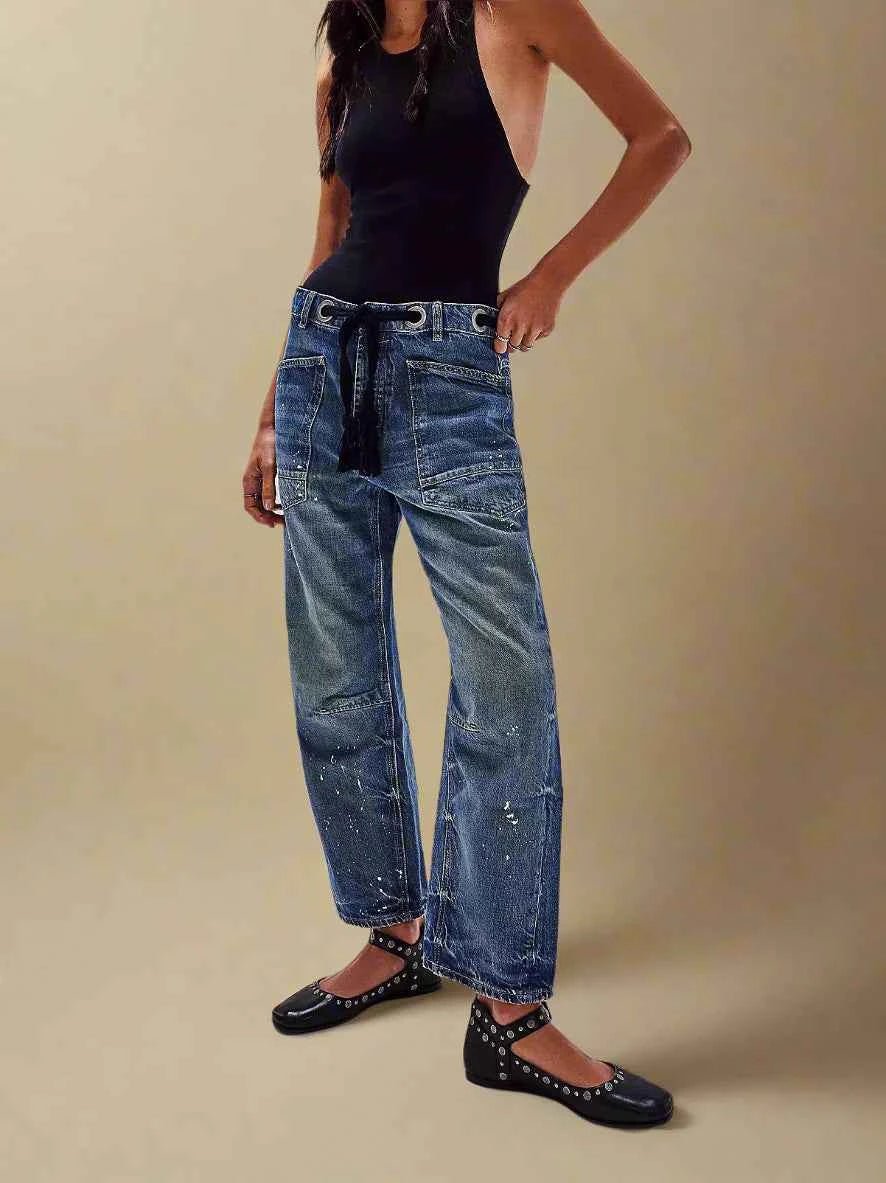 Patchwork Hose Damen