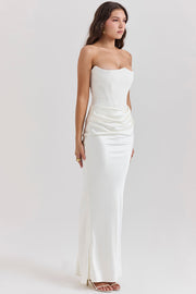 Heidi-Mode | Elegante Strapless Korsettkleid