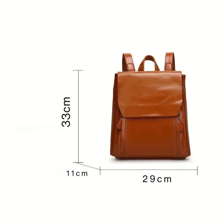 Hannelore – Vintage Rucksack Handtasche mit Steppmuster